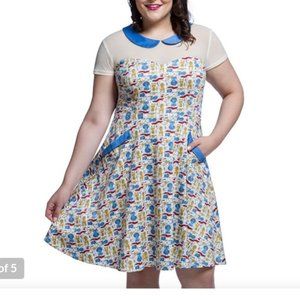 ThinkGeek Her Universe Star Trek Ships Mae Dress NWT